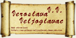 Veroslava Veljoglavac vizit kartica